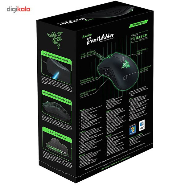 ماوس مخصوص بازی ریزر مدل DeathAdder Essential Ergonomic