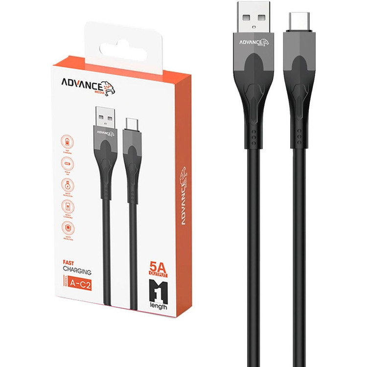 کابل USB-A به USB-C ادونس مدل A-C2 طول 1 متر