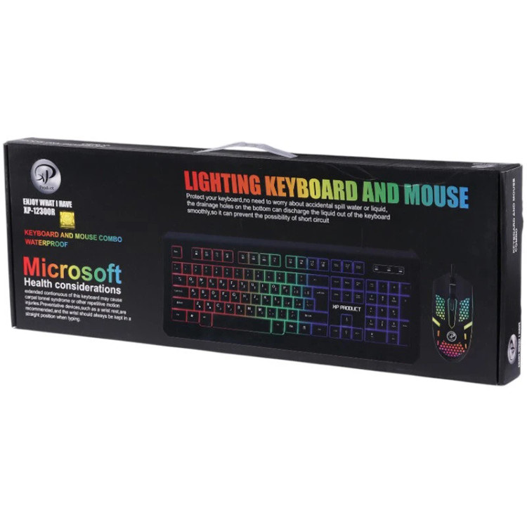 موس و کیبورد گیمینگ اکس پی XP-12300R